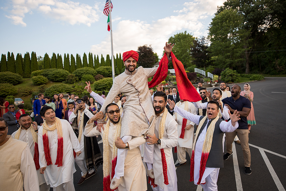 A Groom In Baraat Ceremony