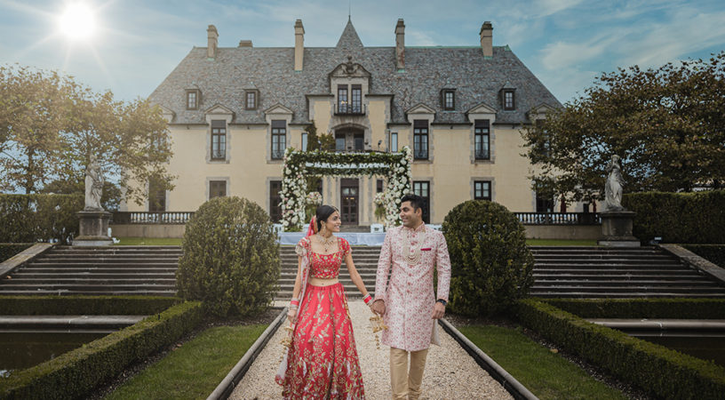 Indian-Wedding-Photography-Destination-Wedding-Huntington New York-Oheka Castle-Couples Portrait 4