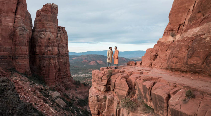 Indian Wedding-Engagement Shoot-Cathedral Rock Sedona 20