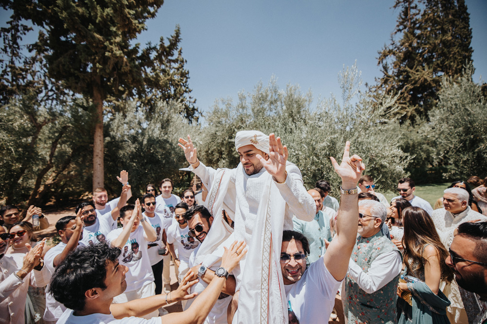 Grand Canal, The Oberoi, Marrakech Morocco Indian Wedding-Ptaufiq Photography-Baraat 2