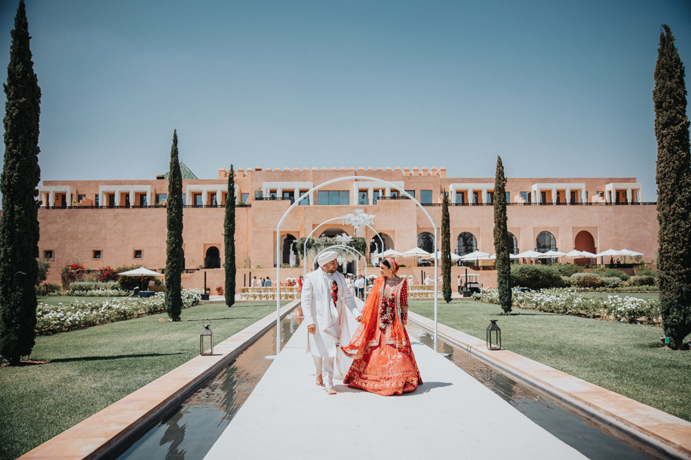 Grand Canal, The Oberoi, Marrakech Morocco Indian Wedding-Ptaufiq Photography-Ceremony 4