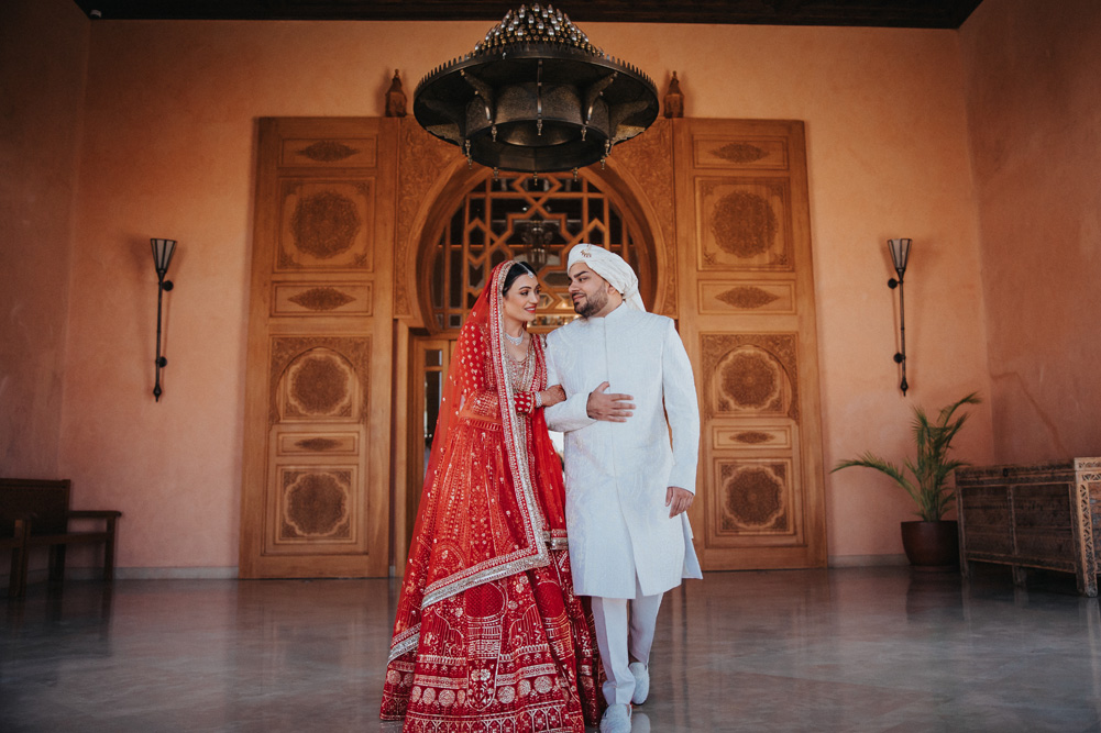 Grand Canal, The Oberoi, Marrakech Morocco Indian Wedding-Ptaufiq Photography-First Look 4