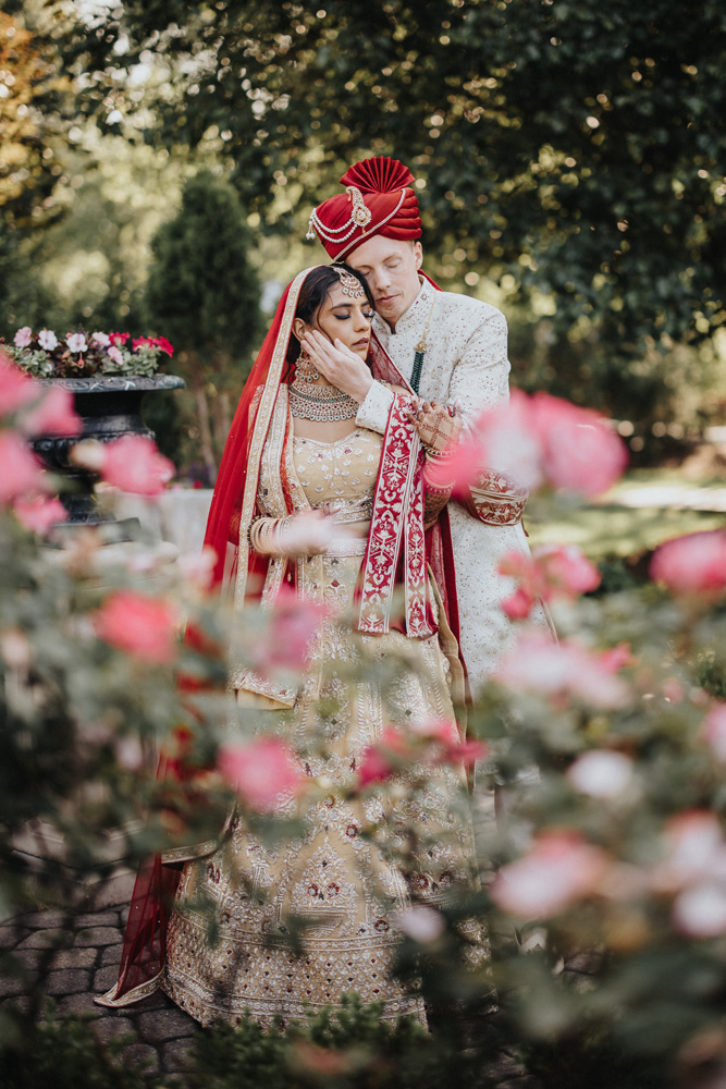 Rockleigh, New Jersey Indian Fusion Wedding-Ptaufiq Photography-First Look 10