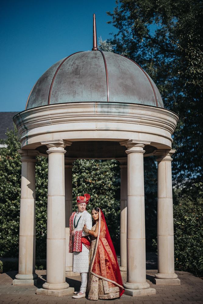 Rockleigh, New Jersey Indian Fusion Wedding-Ptaufiq Photography-First Look 11