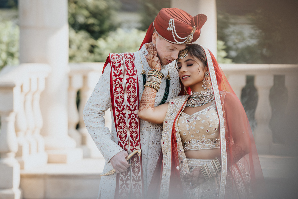 Rockleigh, New Jersey Indian Fusion Wedding-Ptaufiq Photography-First Look 2