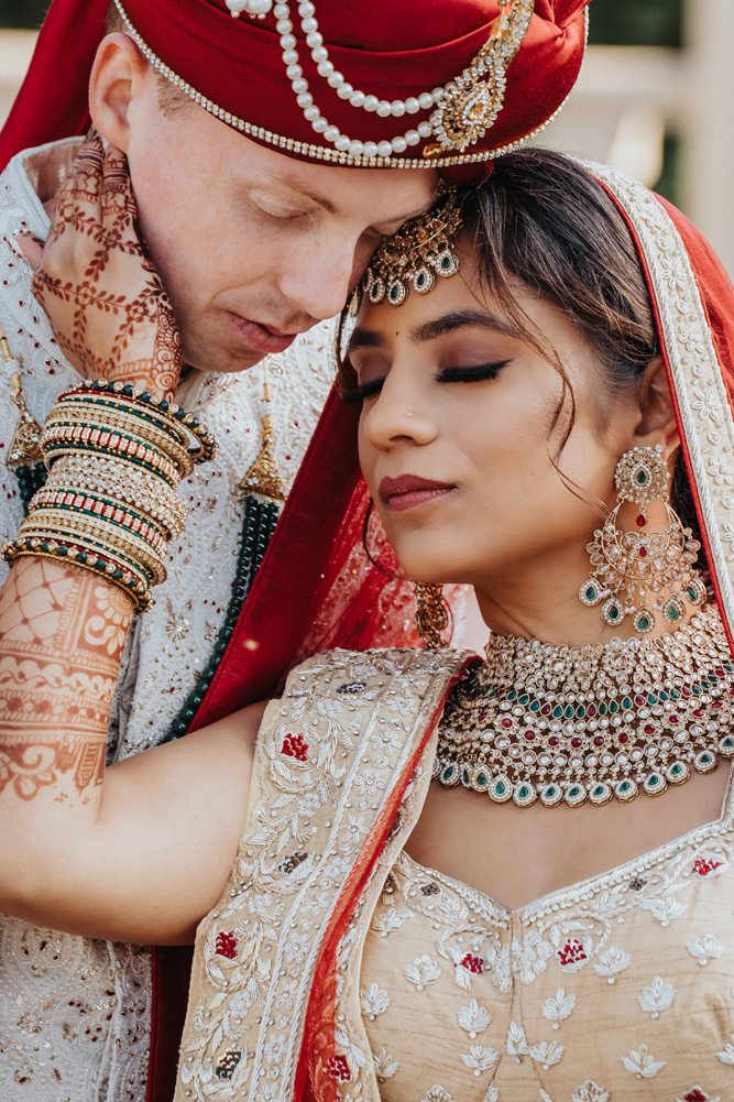 Rockleigh, New Jersey Indian Fusion Wedding-Ptaufiq Photography-First Look 3