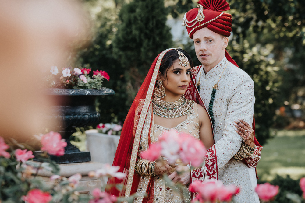 Rockleigh, New Jersey Indian Fusion Wedding-Ptaufiq Photography-First Look 5