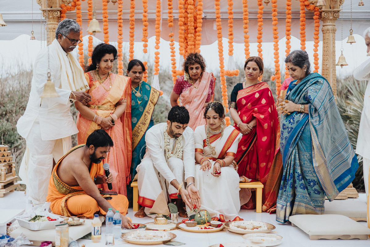 ptaufiq-indian-wedding-Isle of Palms-ceremony 4