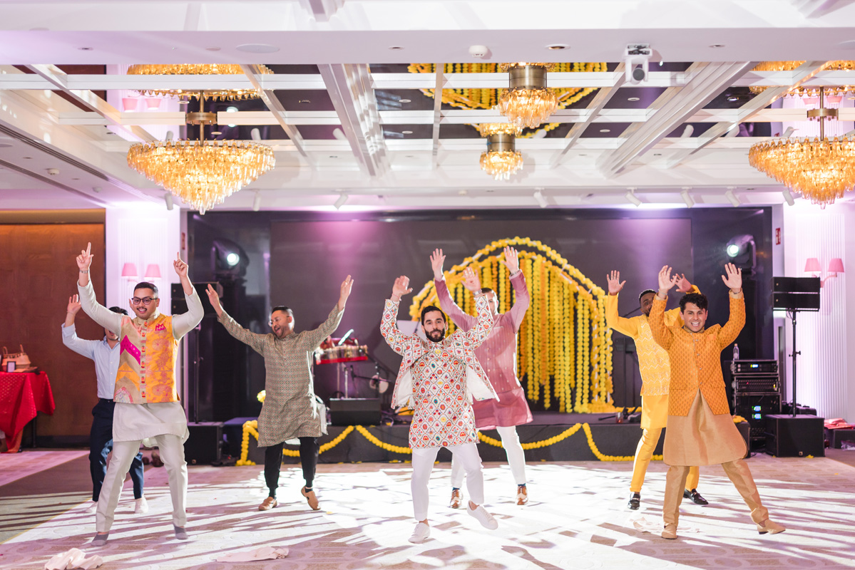 ptaufiq-indian-wedding-casino de madrid-spain-sangeet 6