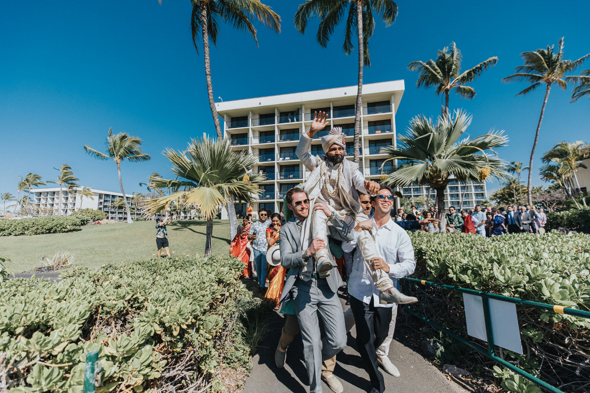 ptaufiq-indian-wedding-destination-Waikoloa Beach-Hawaii-ceremony 6