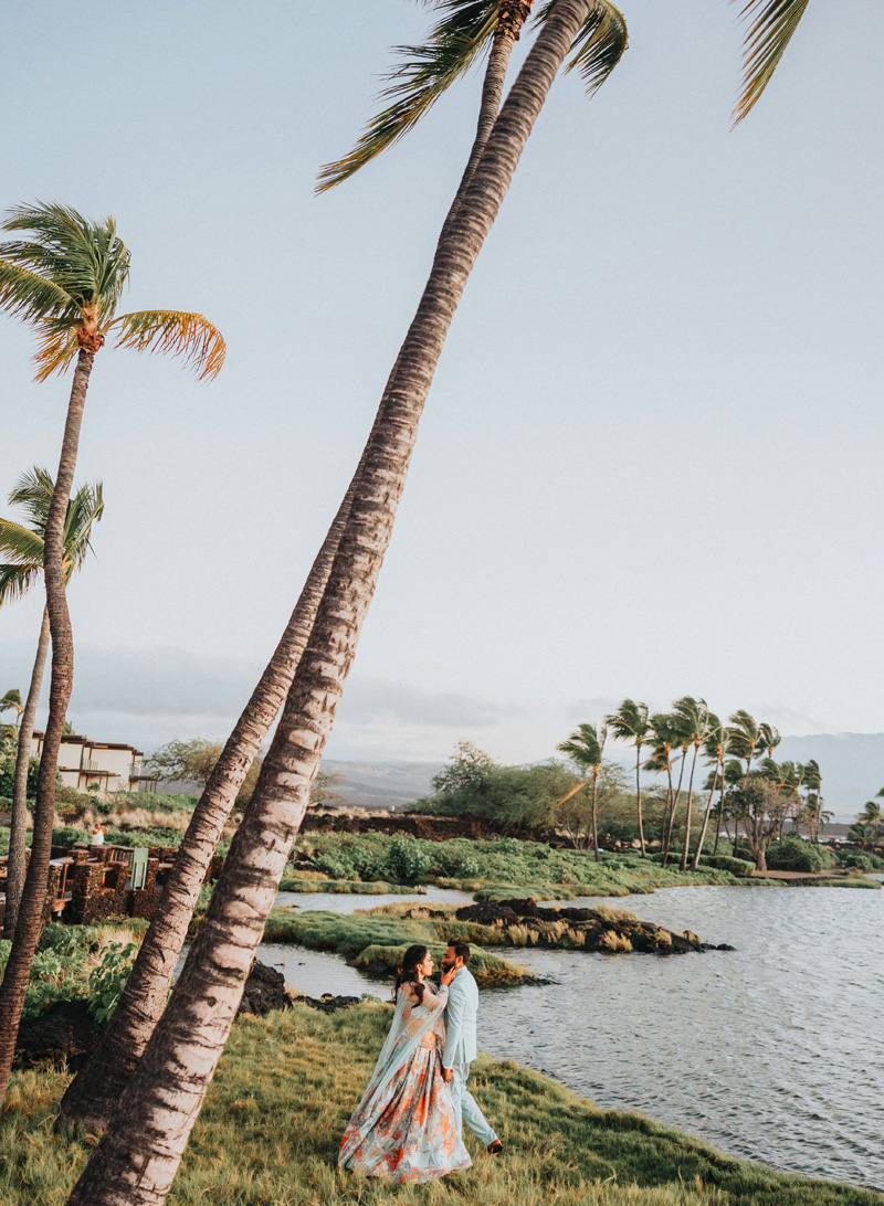 ptaufiq-indian-wedding-destination-Waikoloa Beach-Hawaii-couple portraits 4