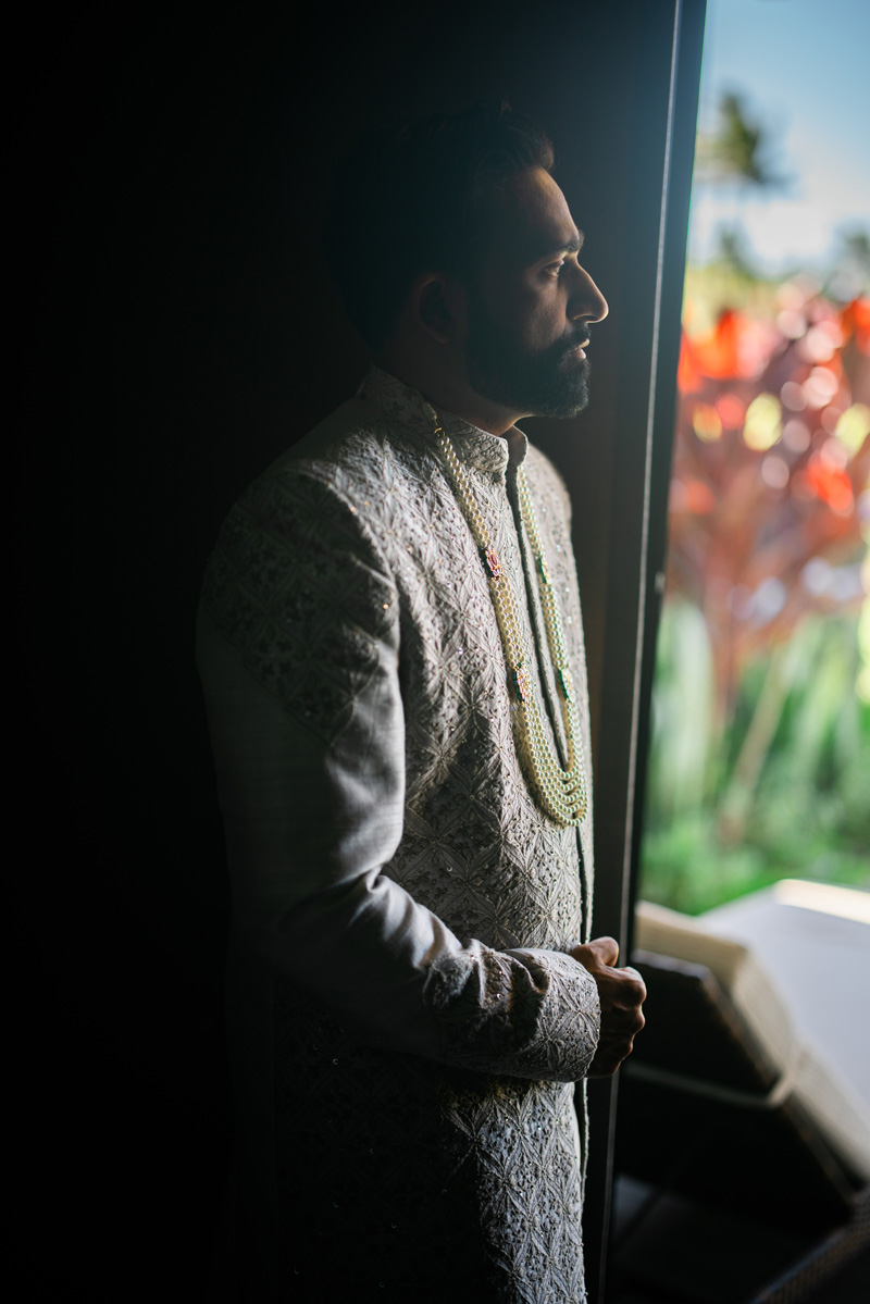 ptaufiq-indian-wedding-destination-Waikoloa Beach-Hawaii-preparation 4