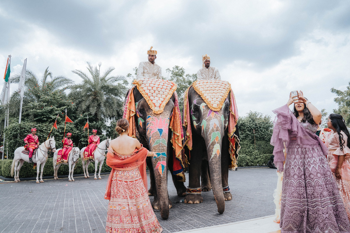 ptaufiq-indian-wedding-the Leela Palace- Jaipur-Rajasthan-india-baraat 6