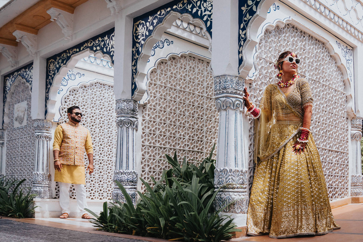 ptaufiq-indian-wedding-the Leela Palace- Jaipur-Rajasthan-india-haldi 8