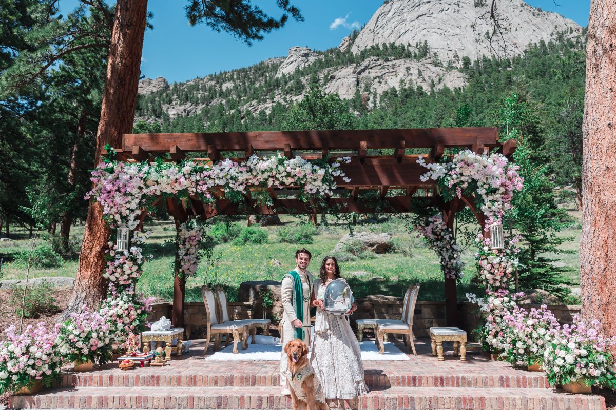 ptaufiq-Indian-wedding-Della Terra Mountain Chateau- Colorado-ceremony 1