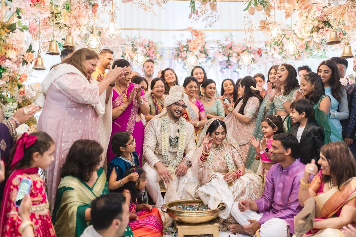 ptaufiq-indian-wedding-pendley manor hotel-london-ceremony 1