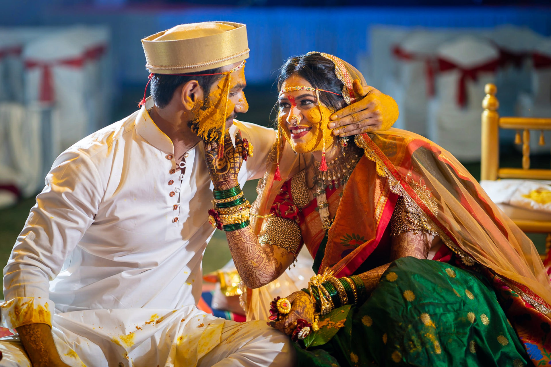 Haldi Indian Wedding Tradition Ptaufiq Photography 2355