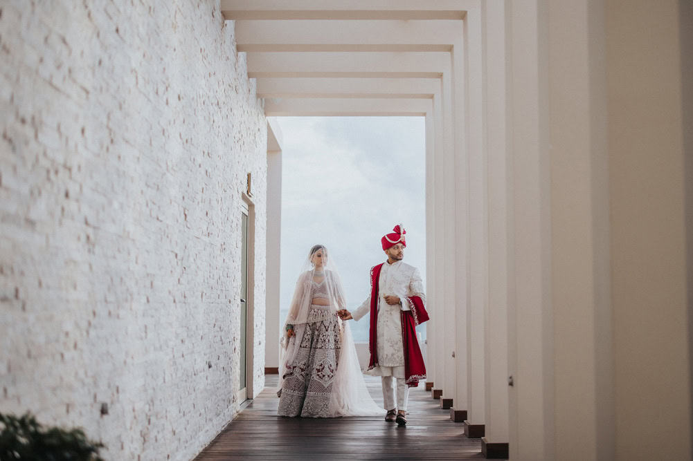 Indian Bride and Groom Portrait Photos Day 2