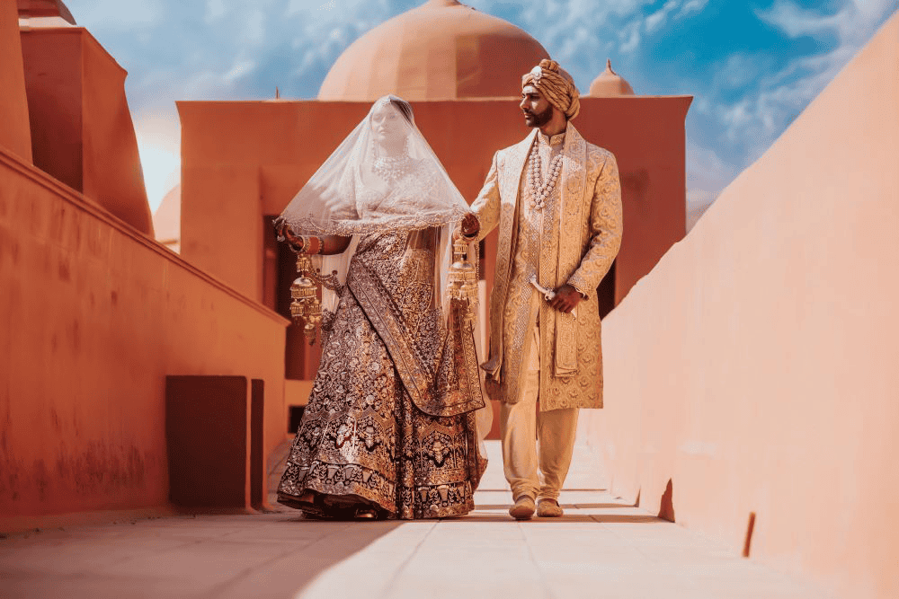 Indian Bride and Groom Portrait Photos Day 4