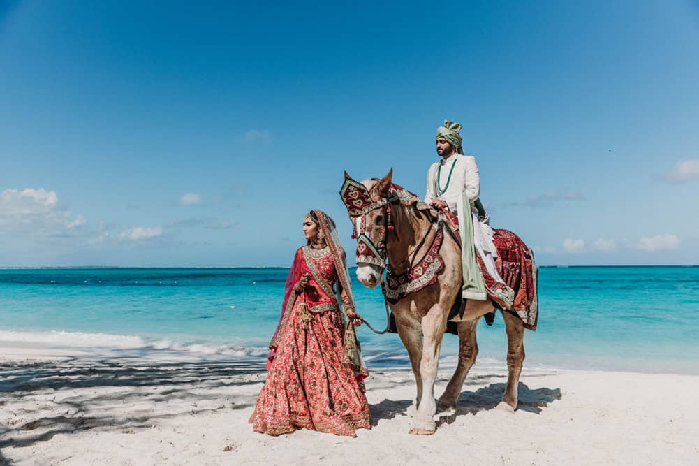 Indian Bride and Groom Portrait Photos Day 5